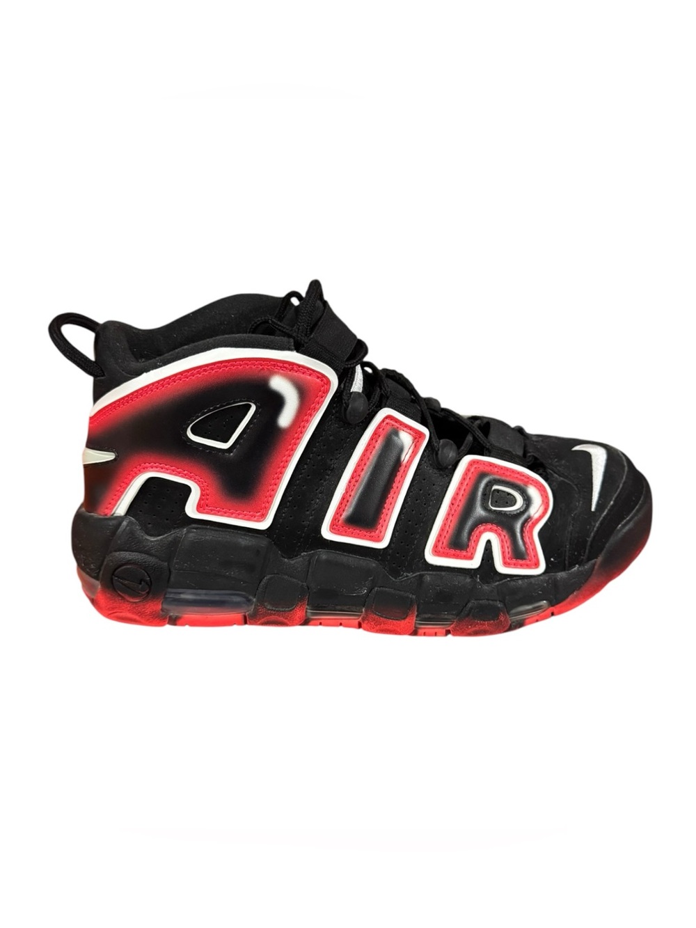 Nike Air Uptempo Laser Crimson Sz 9